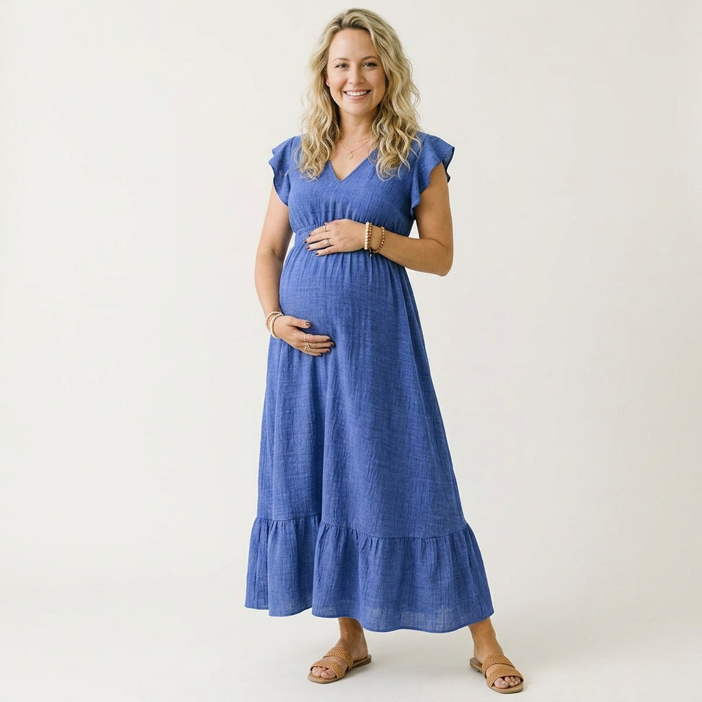 Bloom Maxi Dress-Huggleo-