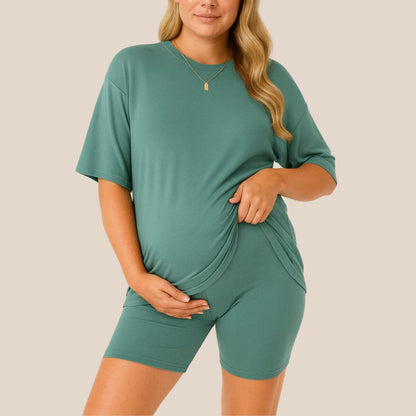 Sunday Lounge Set-Huggleo-Green-S