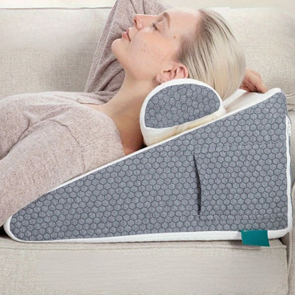Rest Wedge Pregnancy Pillow-Huggleo-Dark Gray-