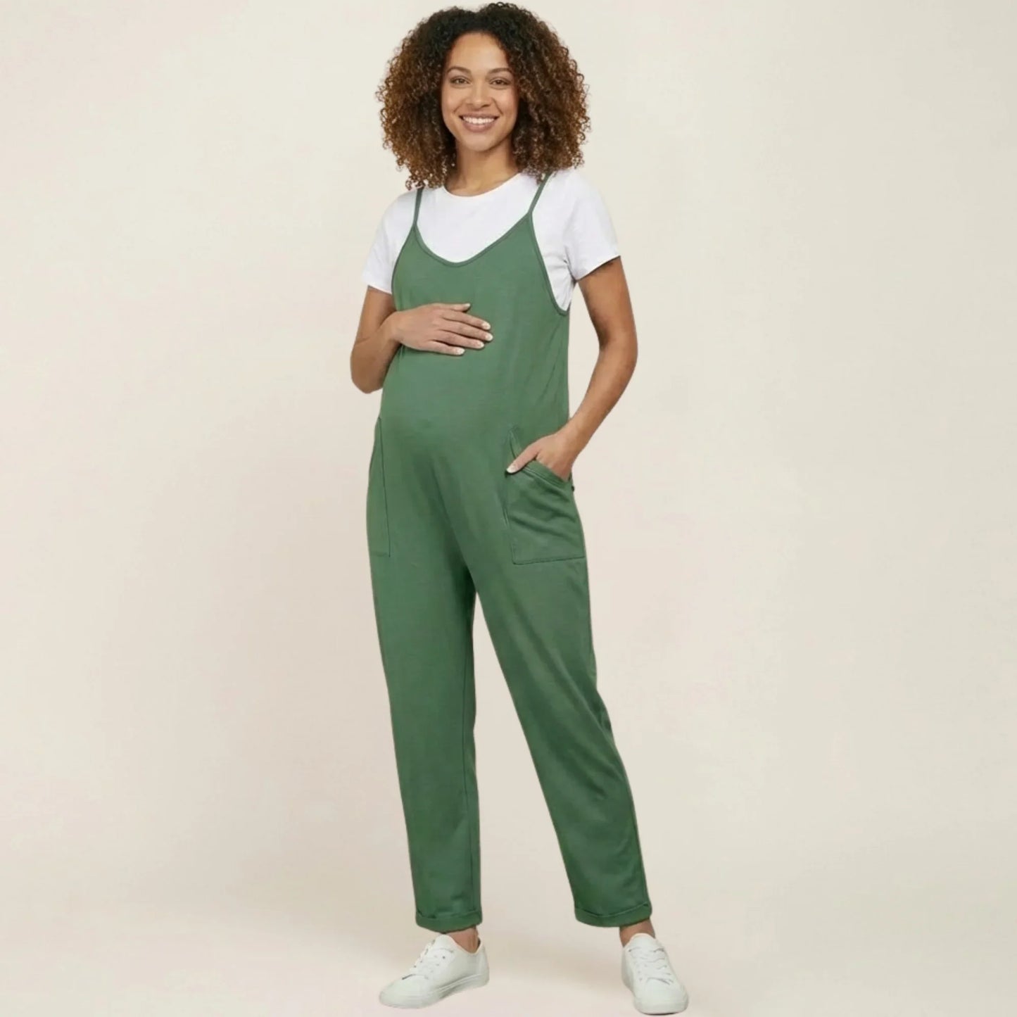 Maternity Jumpsuit Oversized Stretch One Piece