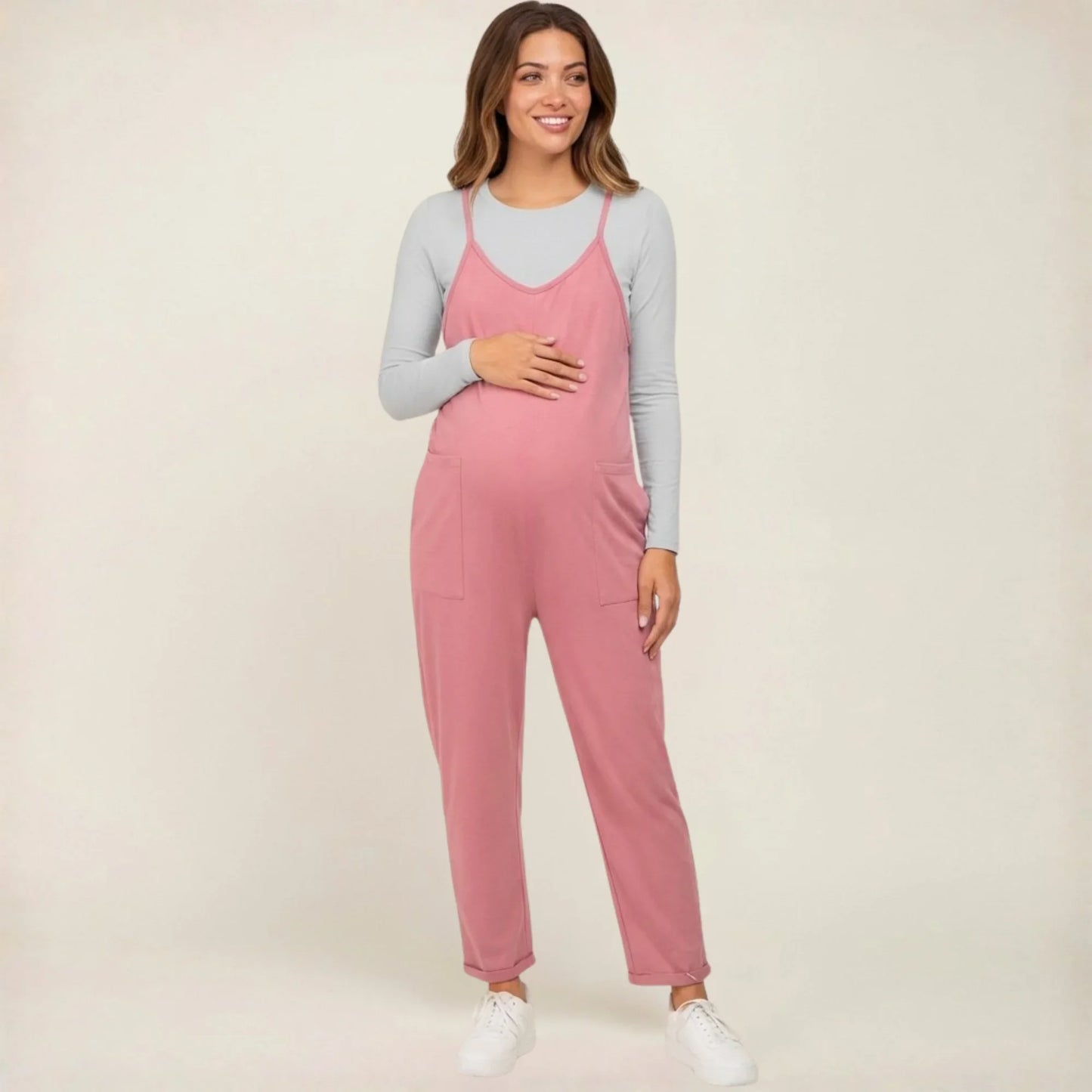 Maternity Jumpsuit Oversized Stretch One Piece