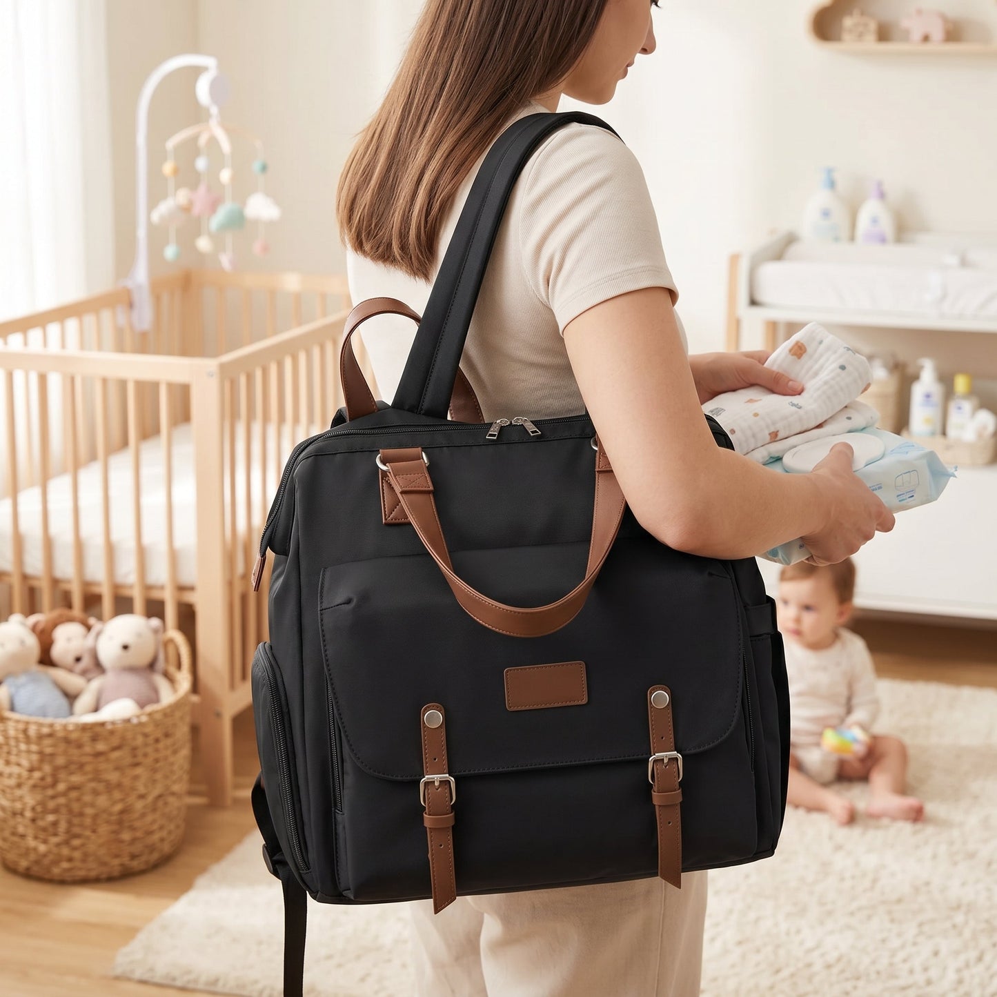 Haven Waterproof Diaper Bag