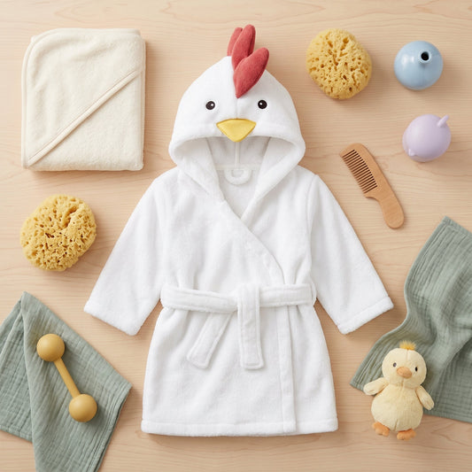 Plush Animal Hooded Towel