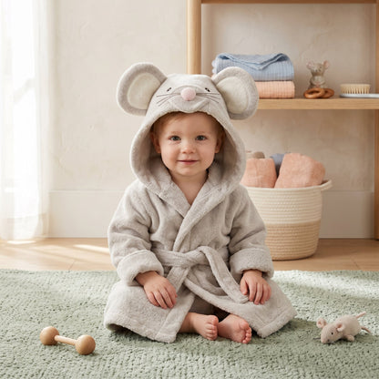 Plush Animal Hooded Towel