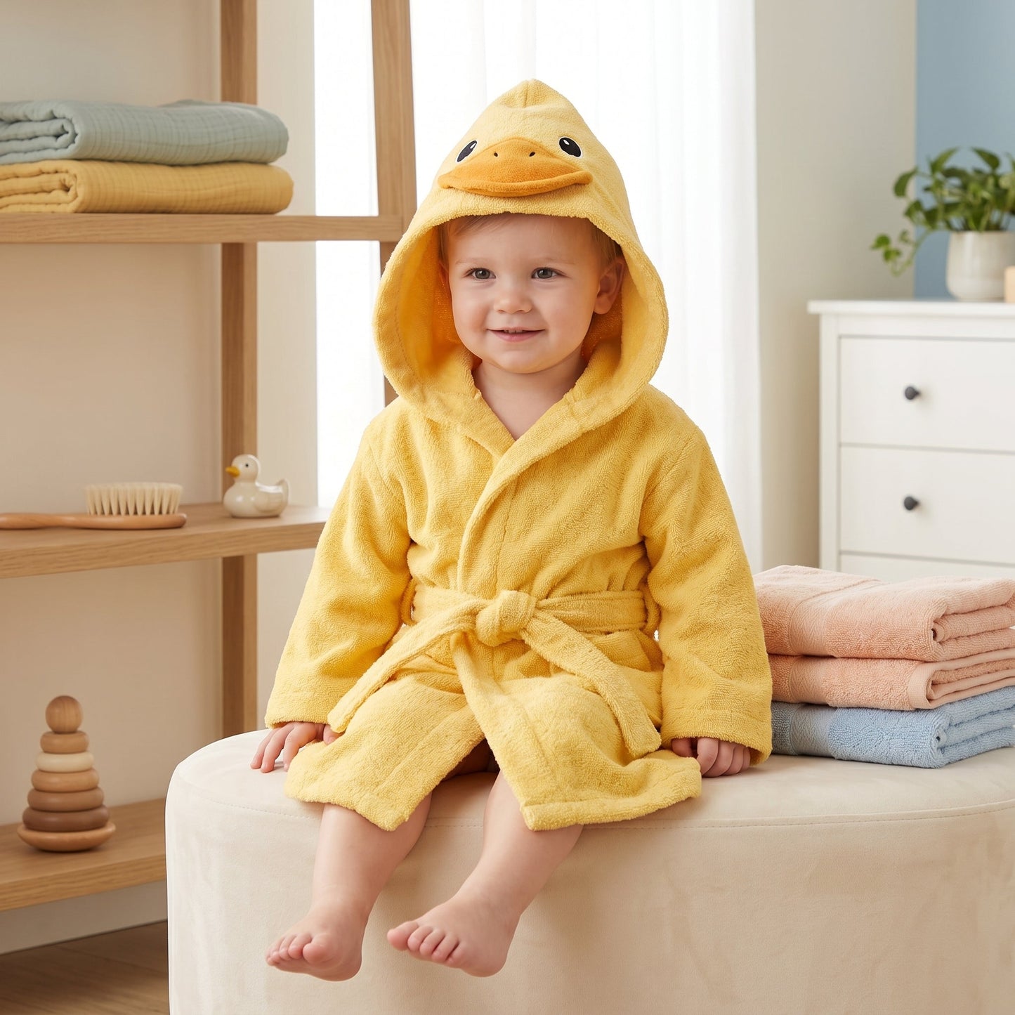 Plush Animal Hooded Towel