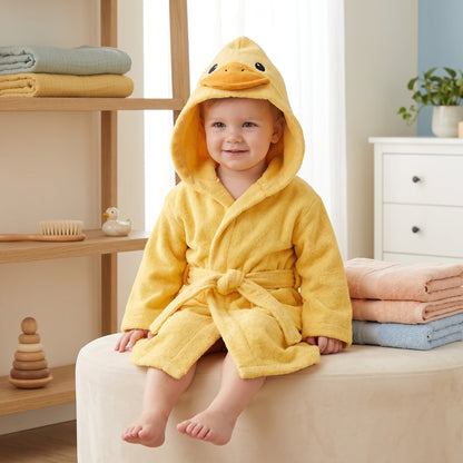 Plush Animal Hooded Towel
