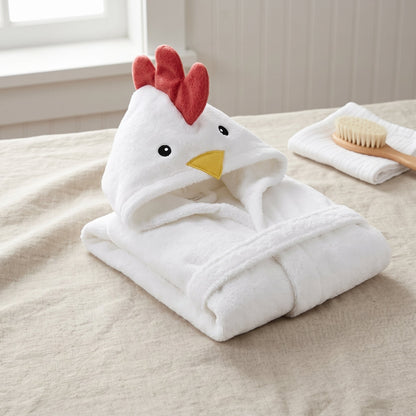 Plush Animal Hooded Towel