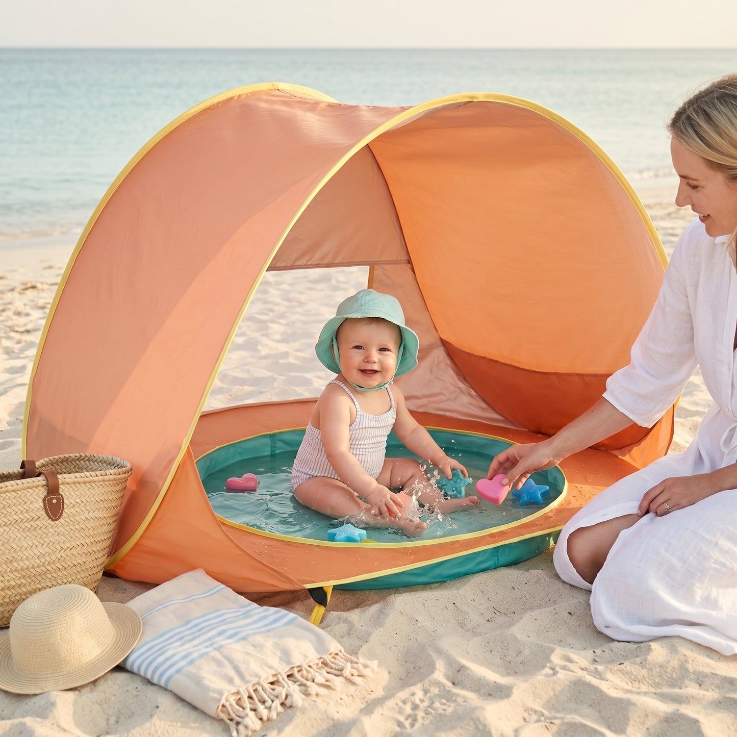 Sunny Beach Splash Tent