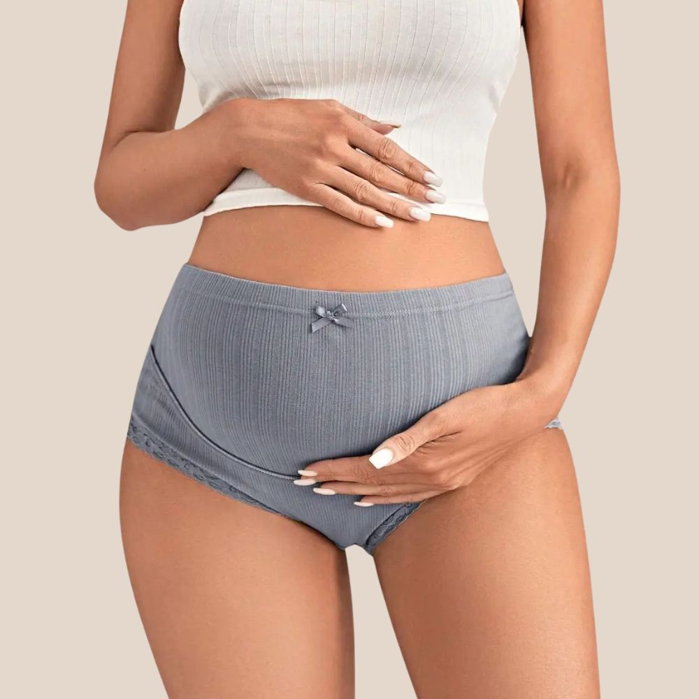 Hush Maternity Briefs-Huggleo-Gray-S