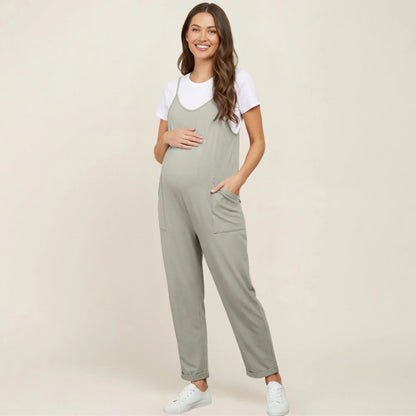 Maternity Jumpsuit Oversized Stretch One Piece