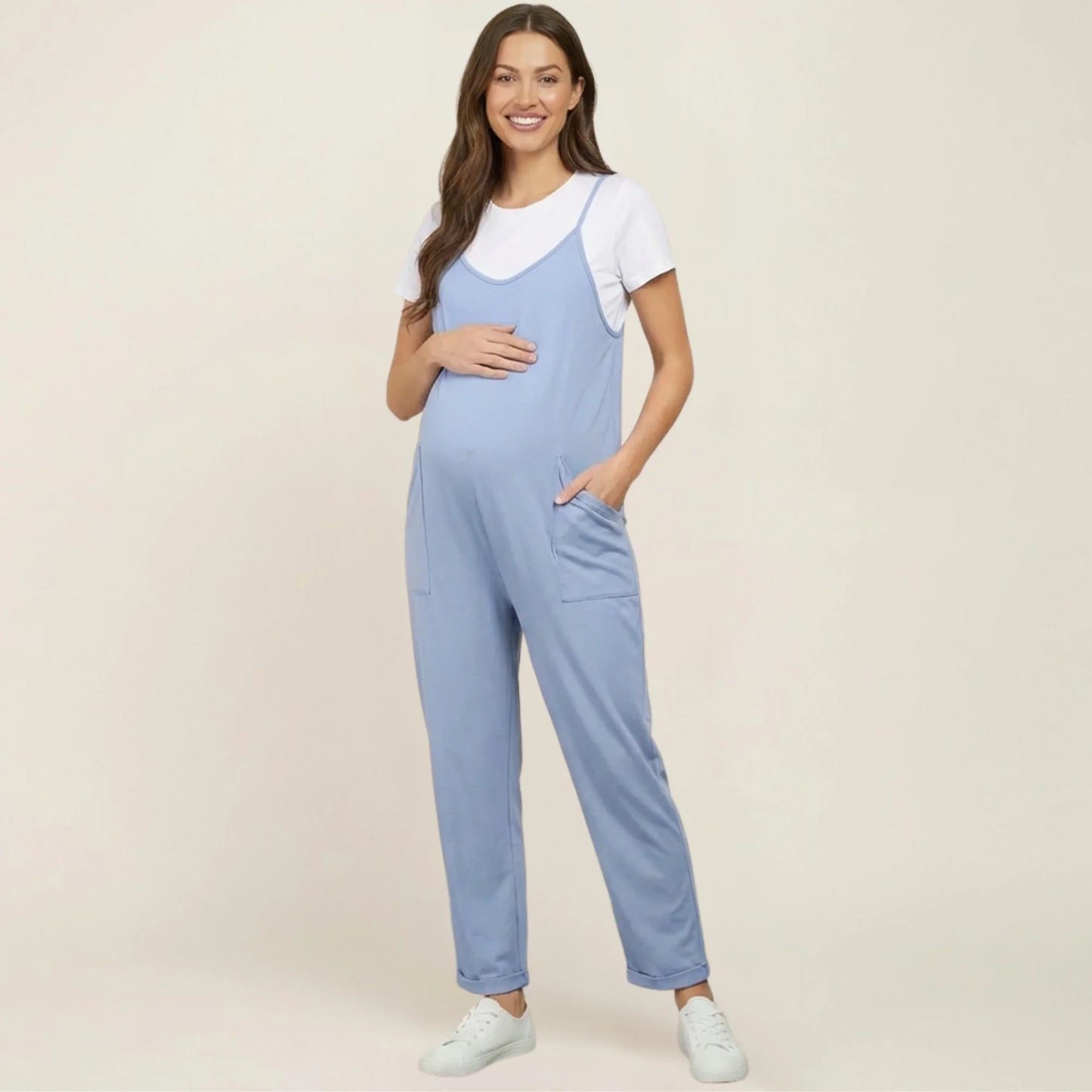 Maternity Jumpsuit Oversized Stretch One Piece