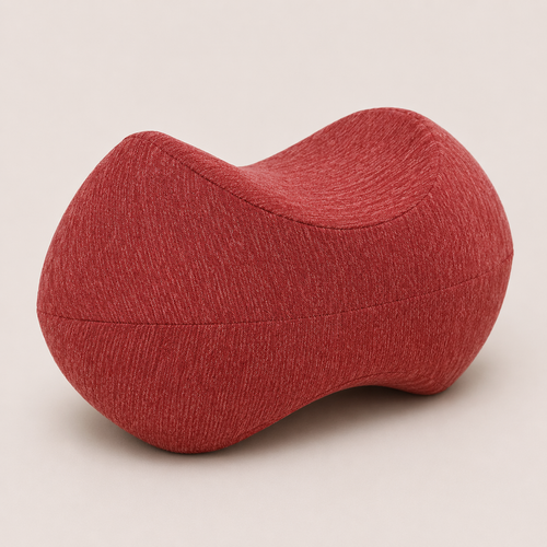 Calm Contour Knee Pillow-Huggleo-Red-