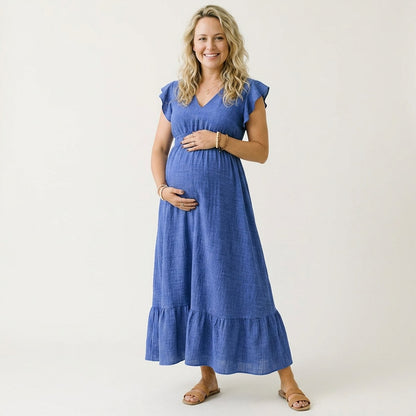 Bloom Maxi Dress-Huggleo-