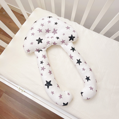 Cloud Baby Support Pillow-Huggleo-Stars-22''x 16'' (55 x 40 cm)