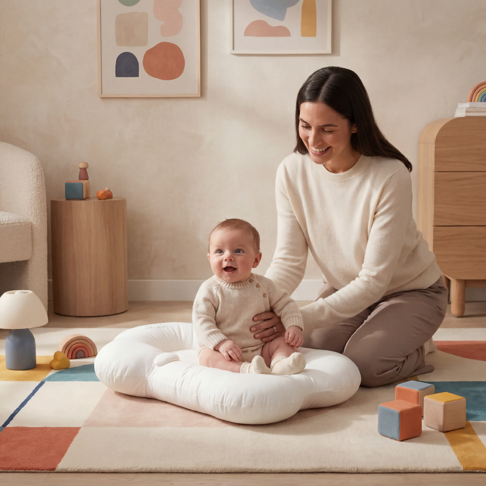 Cloud Baby Support Pillow-Huggleo-