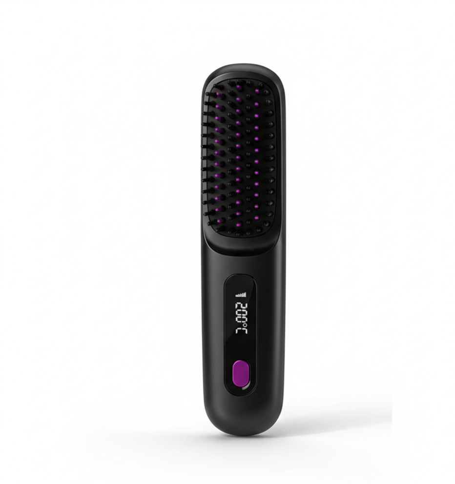 Lumi Ionic Brush-Huggleo-Black-