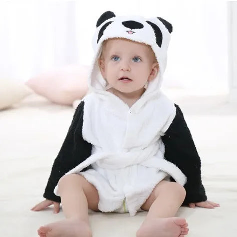 Plush Animal Hooded Towel