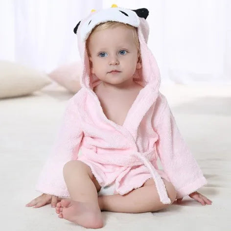 Plush Animal Hooded Towel