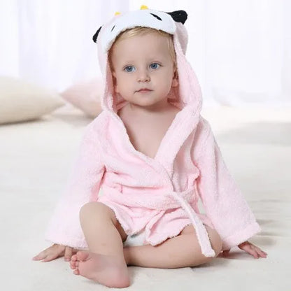 Plush Animal Hooded Towel