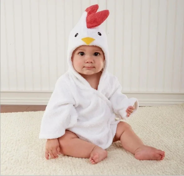 Plush Animal Hooded Towel