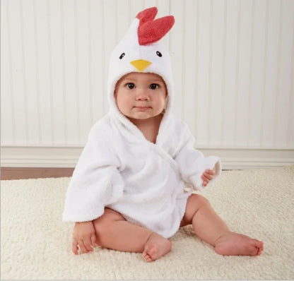 Plush Animal Hooded Towel