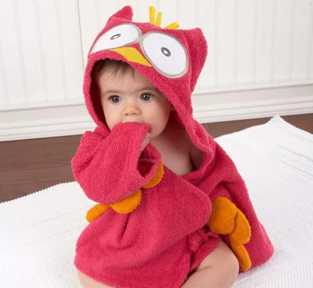 Plush Animal Hooded Towel