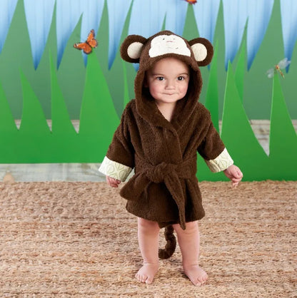 Plush Animal Hooded Towel
