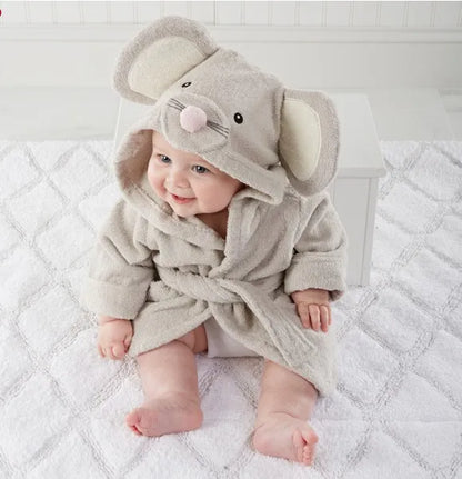 Plush Animal Hooded Towel