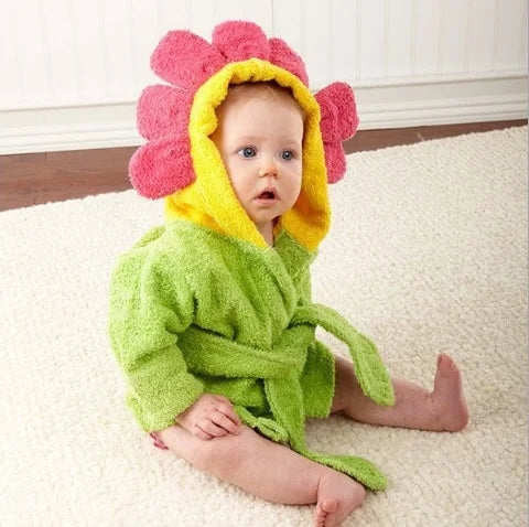 Plush Animal Hooded Towel