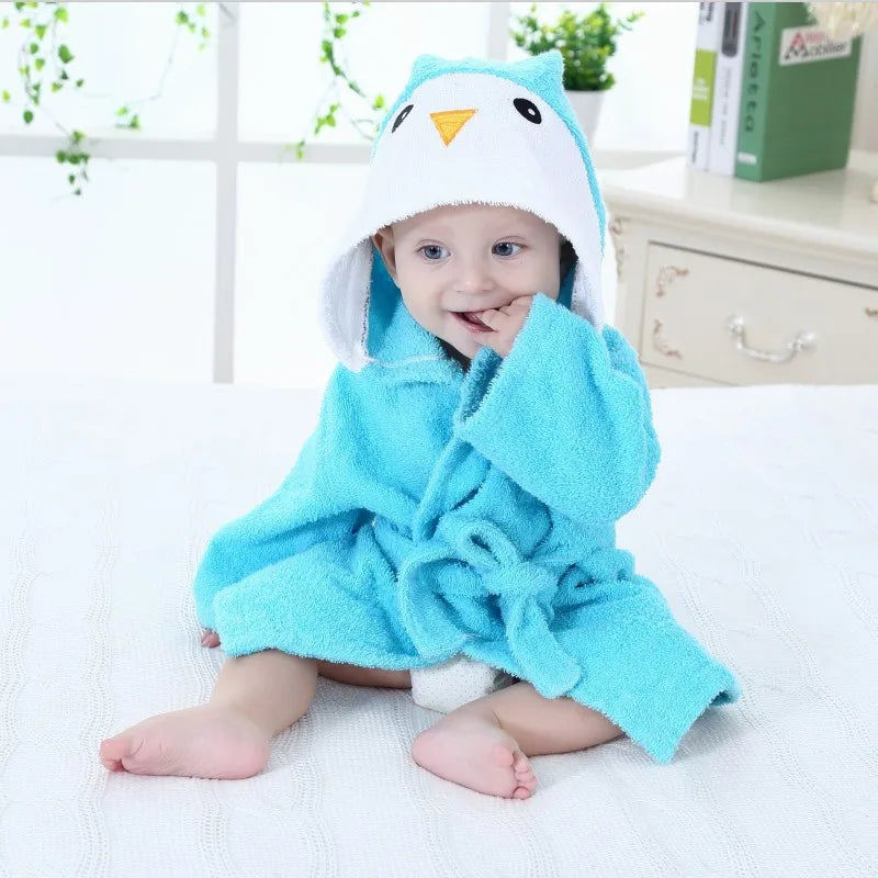 Plush Animal Hooded Towel