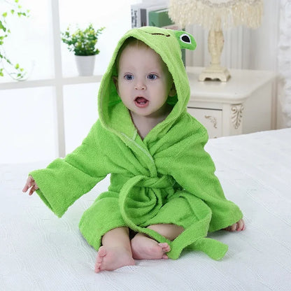 Plush Animal Hooded Towel