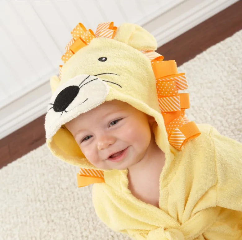 Plush Animal Hooded Towel