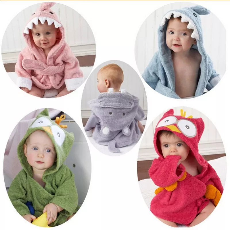 Plush Animal Hooded Towel