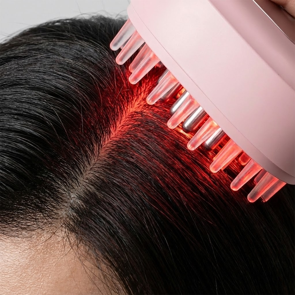 Glow Scalp Massager Brush-Huggleo-