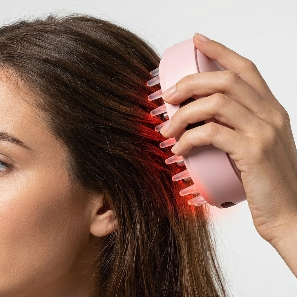 Glow Scalp Massager Brush-Huggleo-