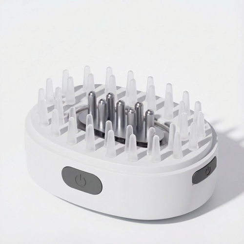 Glow Scalp Massager Brush-Huggleo-White-
