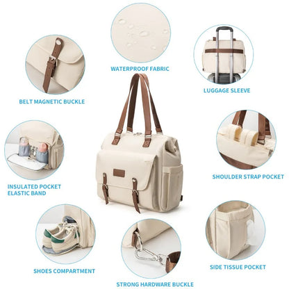 Haven Waterproof Diaper Bag