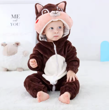 Cub Fleece Baby Onesie