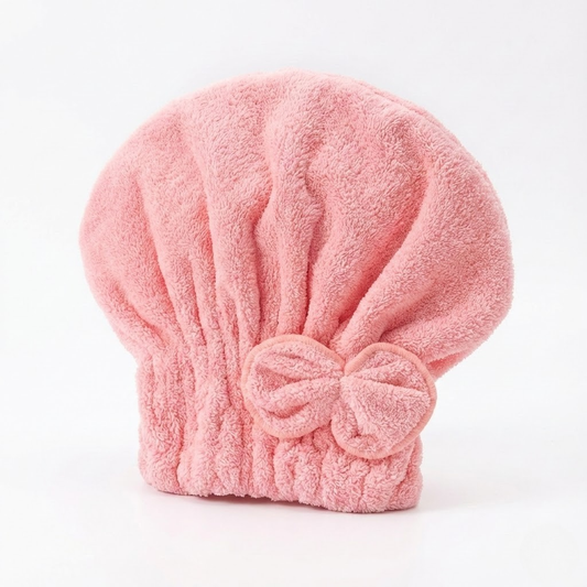 Luna Microfiber Hair Wrap-Huggleo-Rose-