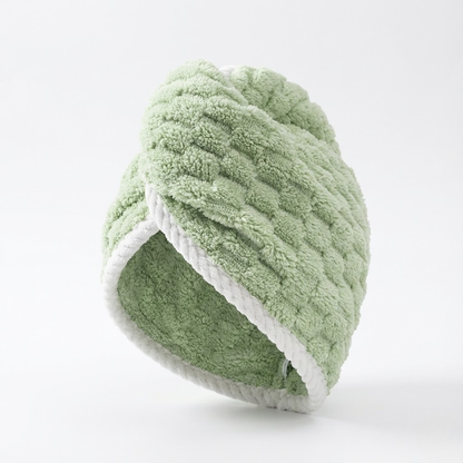 Cloud Hair Towel Wrap-Huggleo-Matcha-