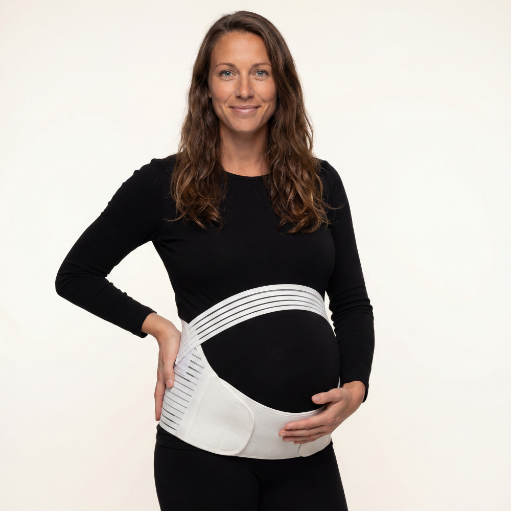 Nest Support Pregnancy Belt-Huggleo-White-S