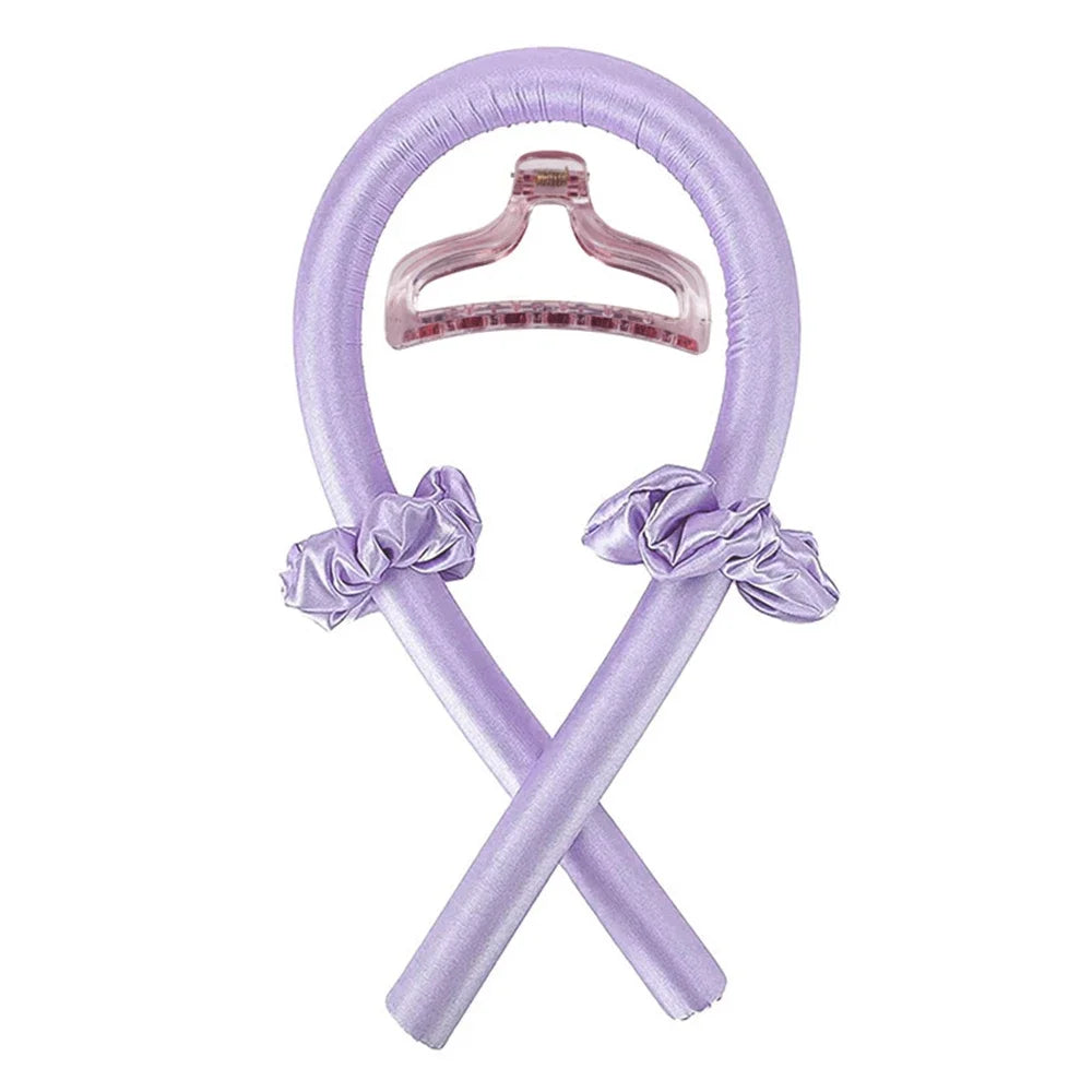 Cloud Heatless Curl Ribbon-Zelyria-Lilac-