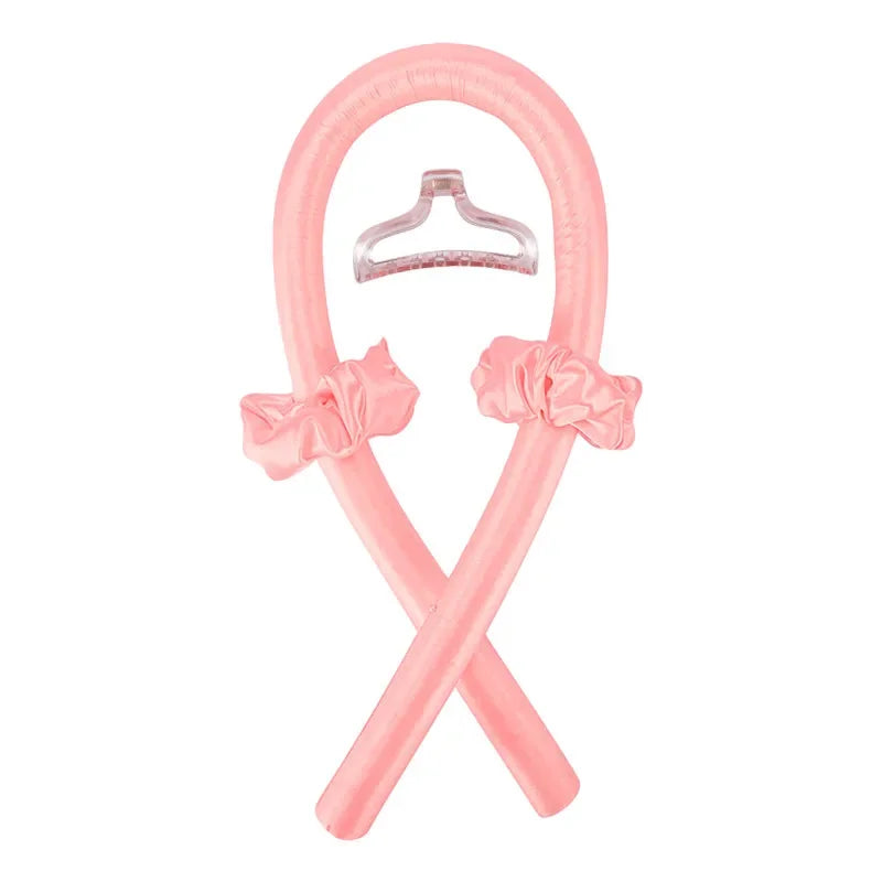 Cloud Heatless Curl Ribbon-Zelyria-Flamingo-
