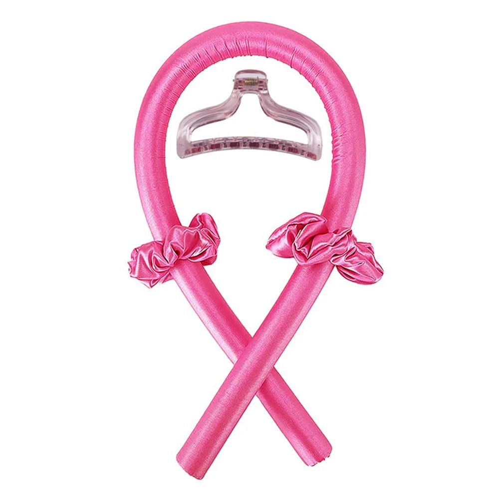 Cloud Heatless Curl Ribbon-Zelyria-Pink-