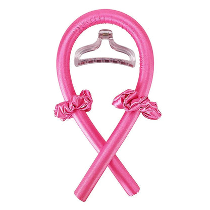Cloud Heatless Curl Ribbon-Zelyria-Pink-