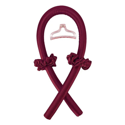Cloud Heatless Curl Ribbon-Zelyria-Merlot-