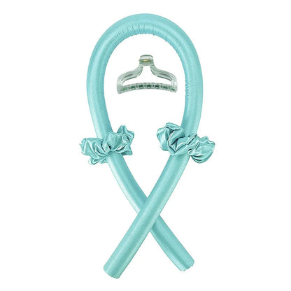 Cloud Heatless Curl Ribbon-Zelyria-Azure-
