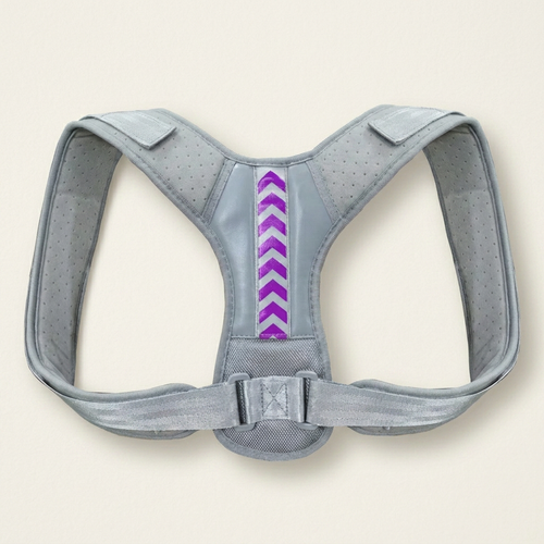 Steady Posture Brace-Huggleo-Grey Purple-S 20-40kg