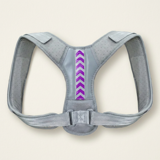 Steady Posture Brace-Huggleo-Grey Purple-S 20-40kg