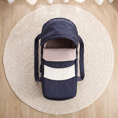 Cocoon Foldable Baby Lounger – top-down flat-lay